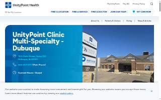 UnityPoint Clinic Multi-Specialty - Dubuque website