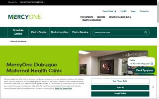 MercyOne Dubuque Maternal Health Clinic website