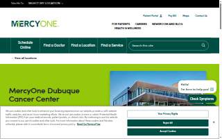 MercyOne Dubuque Cancer Center website