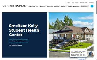 Smeltzer-Kelly Student Health Center website