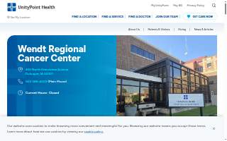 Wendt Regional Cancer Center website