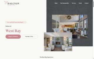 Halcyon at West Bay website