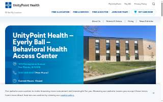 UnityPoint Clinic Behavioral Health website