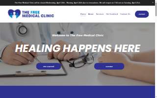 Free Medical Clinic website