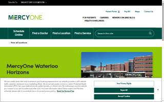 MercyOne Waterloo Horizons website