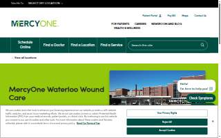 MercyOne Waterloo Wound Care website