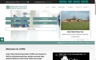 Cedar Valley Pain Clinic website
