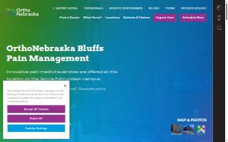 Bluffs Pain Management website