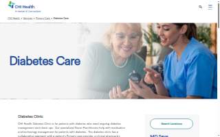 CHI Health Diabetes Clinic - Valley View website