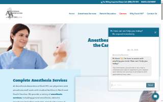 Medical Anesthesia Associates website