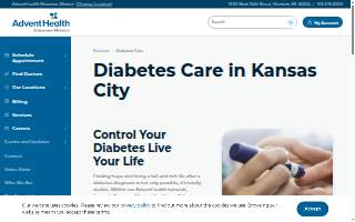 AdventHealth Medical Group Endocrinology at Shawnee Mission website
