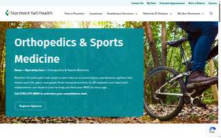 Cotton O'Neil Orthopedics and Sports Medicine website
