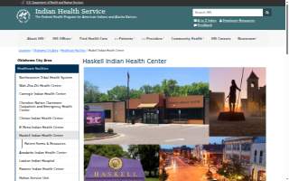 Haskell Indian Health Center website