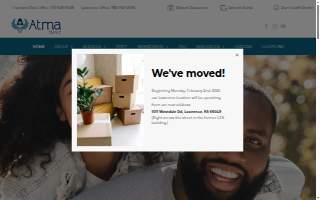 Atma Clinic website