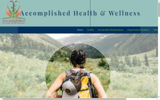 Accomplished Health & Wellness website