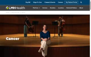 LMH Health Cancer Center website