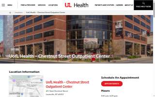 UofL Health – Chestnut Street Outpatient Center website