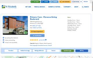 Primary Care - Florence Ewing Boulevard - St. Elizabeth Physicians website