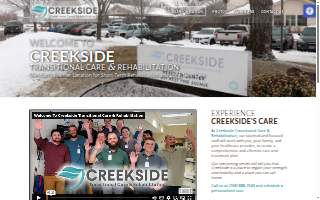 Creekside Transitional Care & Rehabilitation website