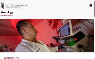 University of Maryland School of Medicine Department of Neurology website