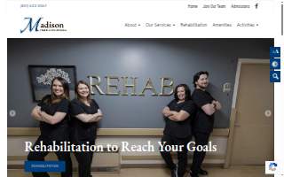 Madison Health & Rehabilitation Center website