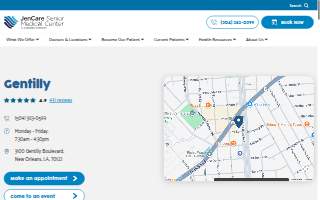Medical Center of Gentilly website