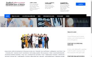 Stafford HealthCare Clinics website