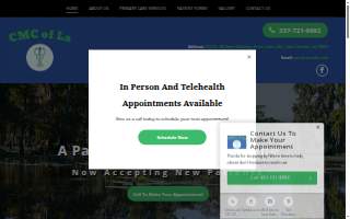 Comprehensive Medical Clinic of Louisiana website