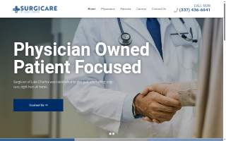 Surgicare of Lake Charles website