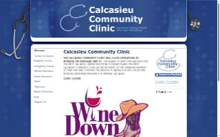 Calcasieu Community Clinic website