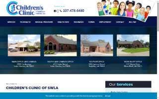 Children's Clinic Of Southwest Louisiana website
