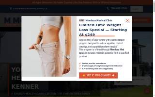 Mendoza Medical Clinic | Kenner website