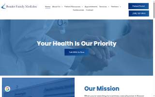 Bossier Family Medicine website