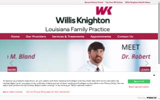 Willis Knighton Louisiana Family Practice website