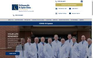 North Louisiana Orthopaedic & Sports Medicine Clinic website