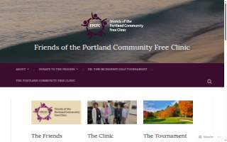 Portland Community Free Clinic website