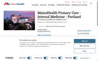Maine Medical Partners Internal Medicine Clinic website
