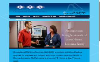 Occupational Medicine Services website