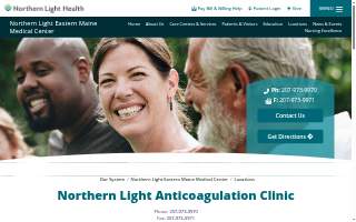 Northern Light Anticoagulation Clinic website
