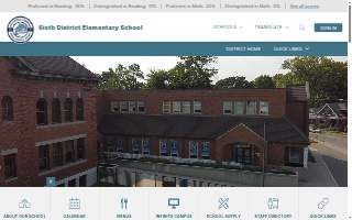 6th District Elementary School website