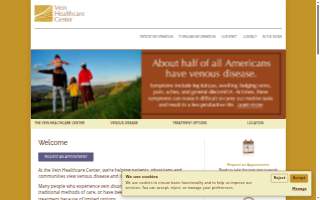 Vein Healthcare Center website