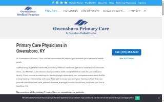 Owensboro Primary Care website