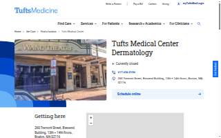 Tufts Medical Center Dermatology website