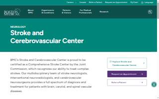 Stroke and Cerebrovascular Center at Boston Medical Center website