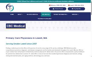 CBC Medical & Walk-In Center website
