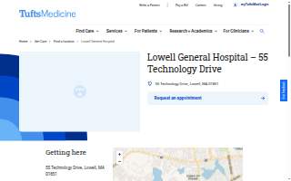 Lowell General Hospital – 55 Technology Drive website