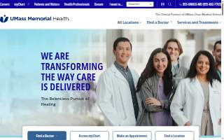 UMass Memorial Health - Administrative Offices website