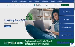 Reliant Medical Group of Worcester website