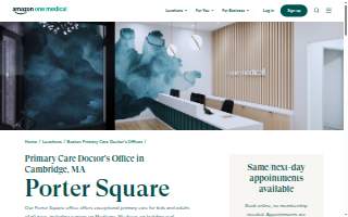 One Medical Primary Care Clinic - Porter Square website