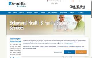 Seven Hills Behavioral Health of New Bedford website